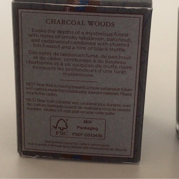 NEST NEW YORK CHARCOAL WOODS MINI VOTIVE CANDLE NWT - Picture 9 of 11